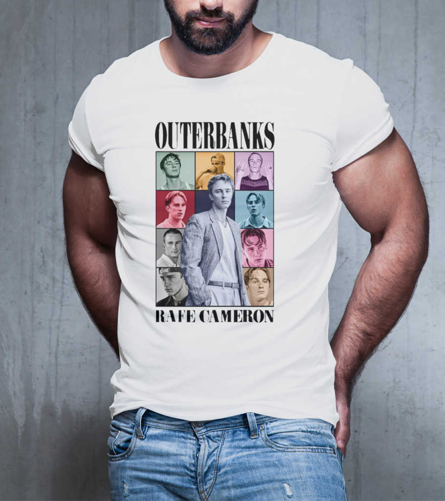 Outerbanks Rafe Cameron Multicolored Collage Collection T-Shirt