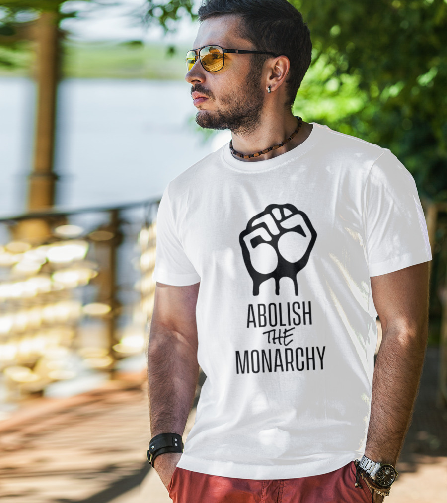 Abolish The Monarchy Fist Symbol Protest T-Shirt