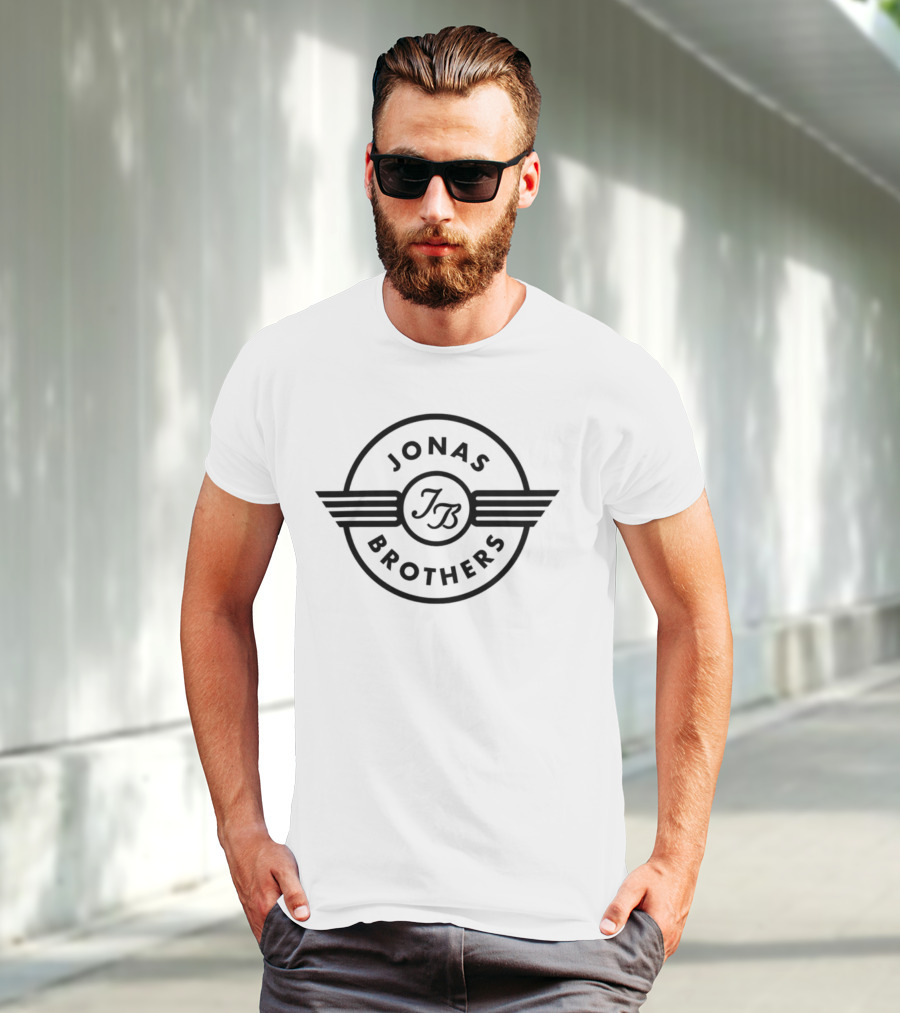 Jonas Brothers JB Wings Flight Logo Emblem T-Shirt
