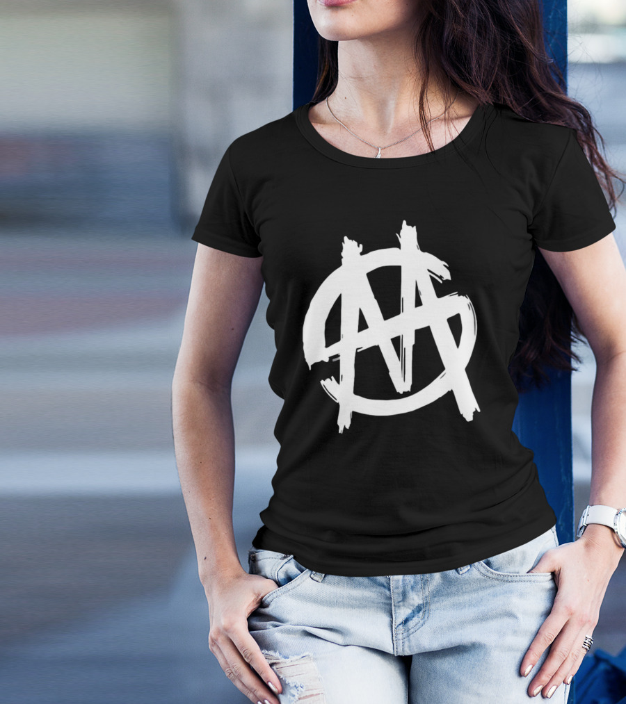 Phaseoneau Anarchy Symbol Sounds Of Mayhem T-Shirt