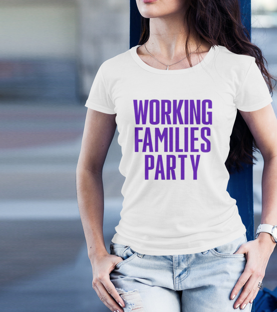 Working Families Party Bold Purple T-Shirt
