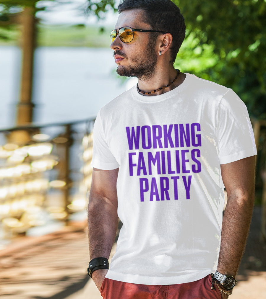 Working Families Party Bold Purple T-Shirt