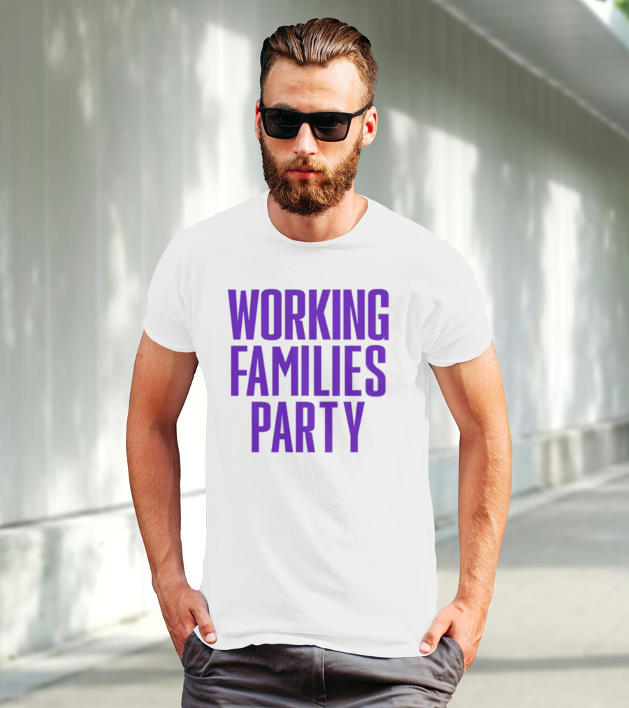Working Families Party Bold Purple T-Shirt