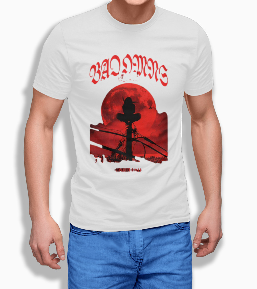 Bad Omens Blood Moon Electric Pole T-Shirt