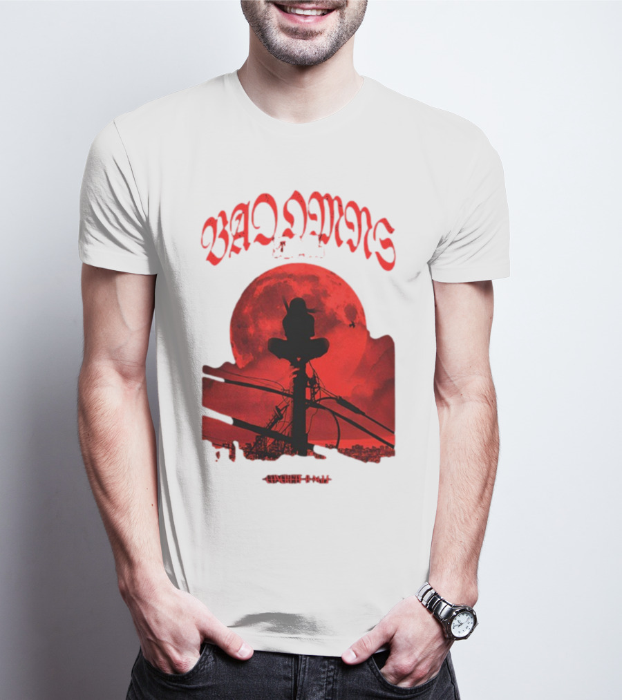 Bad Omens Blood Moon Electric Pole T-Shirt