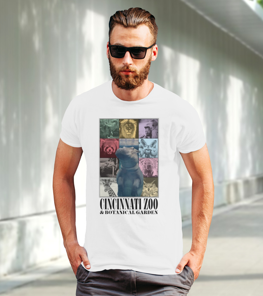 Cincinnati Zoo And Botanical Garden Animal Collage Cnz Eras T-Shirt
