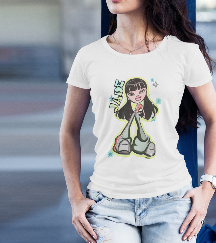Elly De La Cruz In Bratz Jade Cartoon T-Shirt