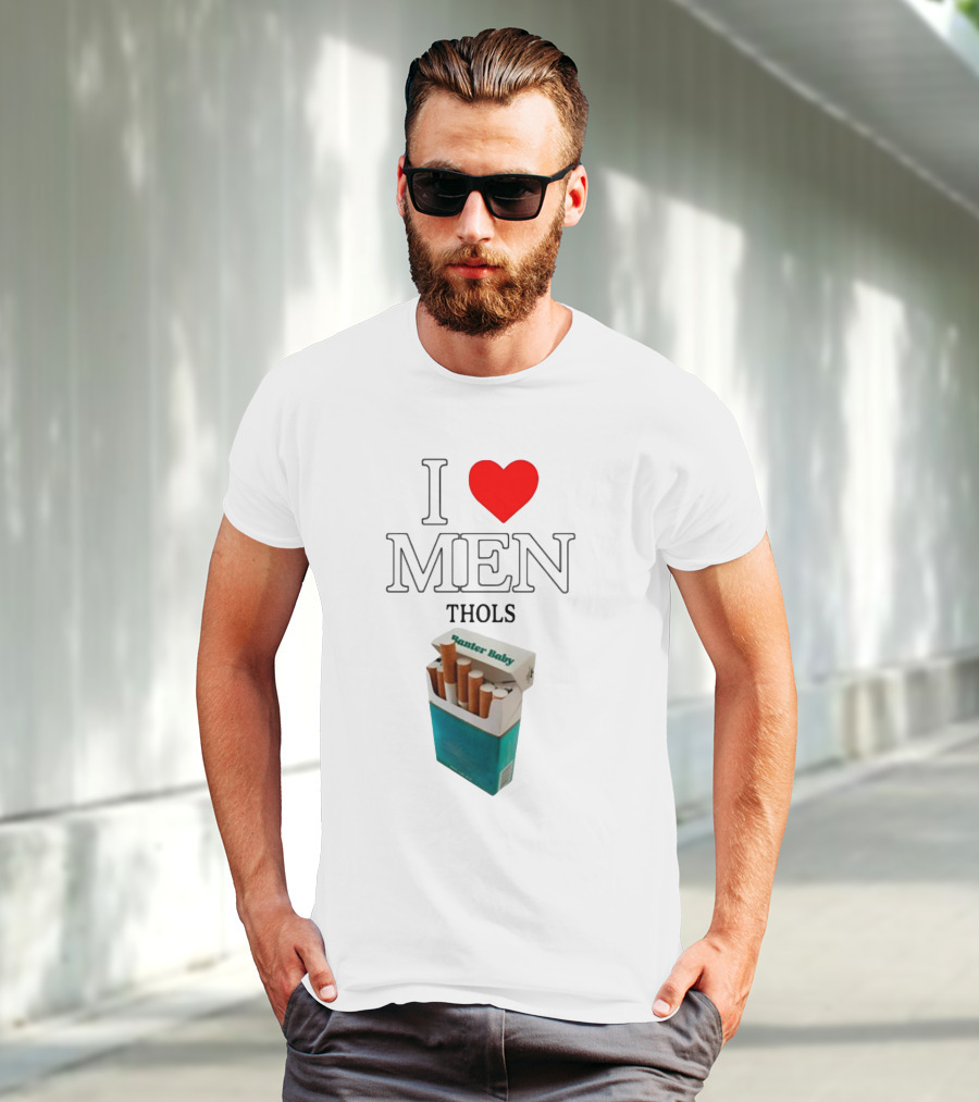 I Heart Men Thols Banter Baby Cigarette Pack T-Shirt
