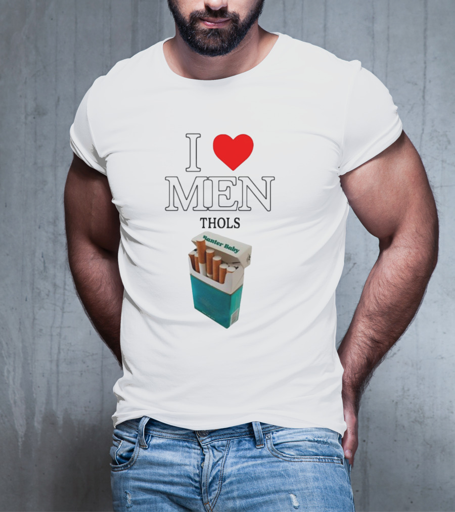 I Heart Men Thols Banter Baby Cigarette Pack T-Shirt