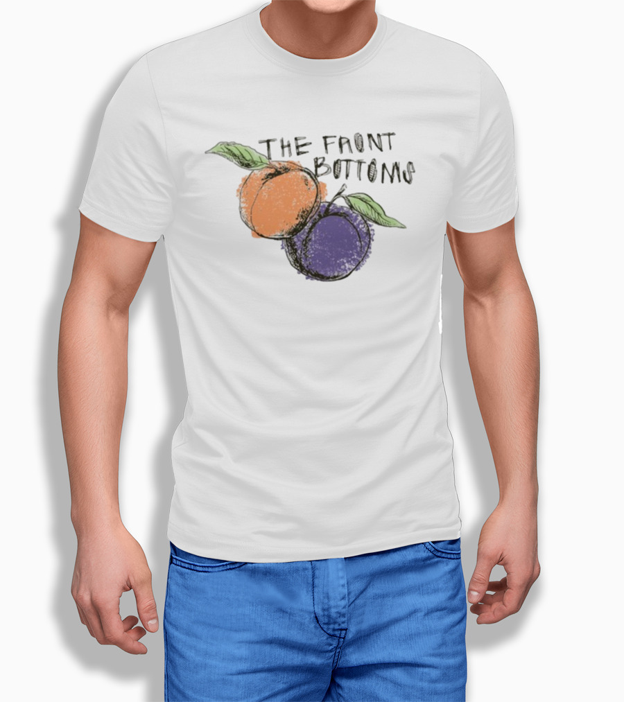 The Front Bottoms Peach And Purple Fruit T-Shirt