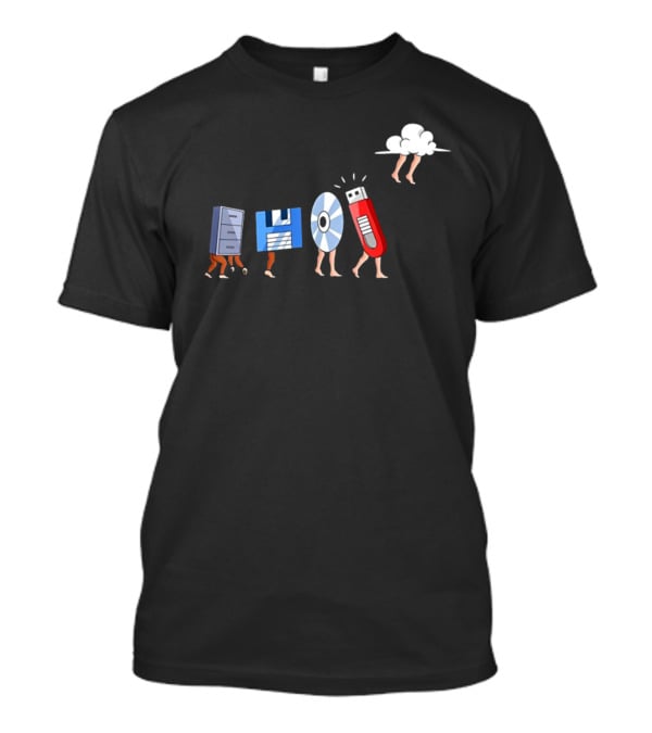 Computer Engineering Evolution Funny Geek Engineer Software T-Shirt