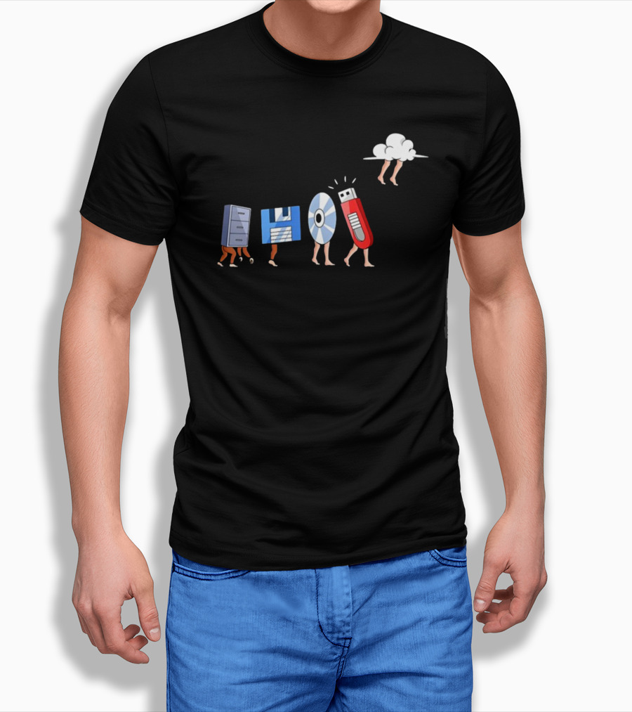 Computer Engineering Evolution Funny Geek Engineer Software T-Shirt