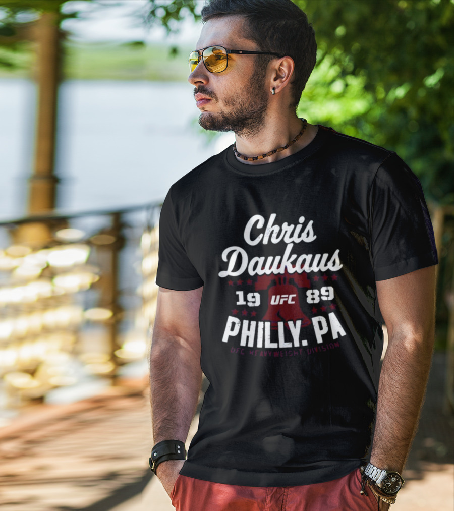Chris Daukaus UFC 1989 Philly PA Heavyweight Division T-Shirt