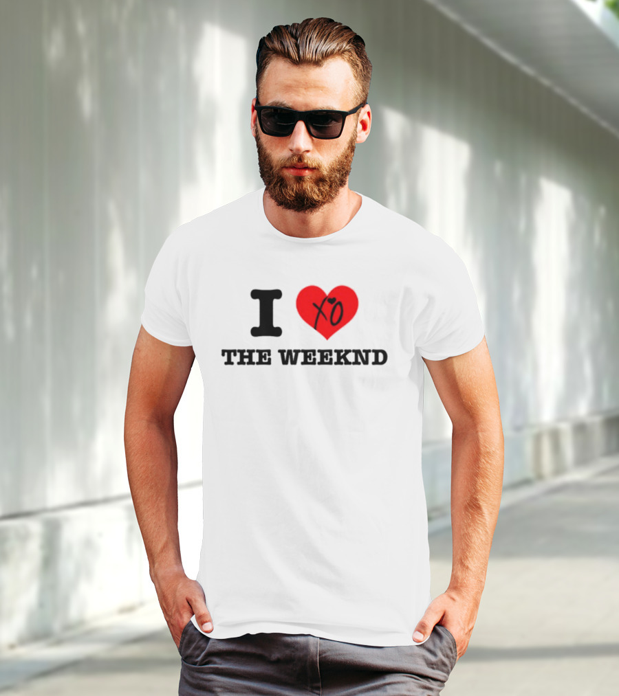 Hoesforclothes I Heart XO The Weeknd T-Shirt