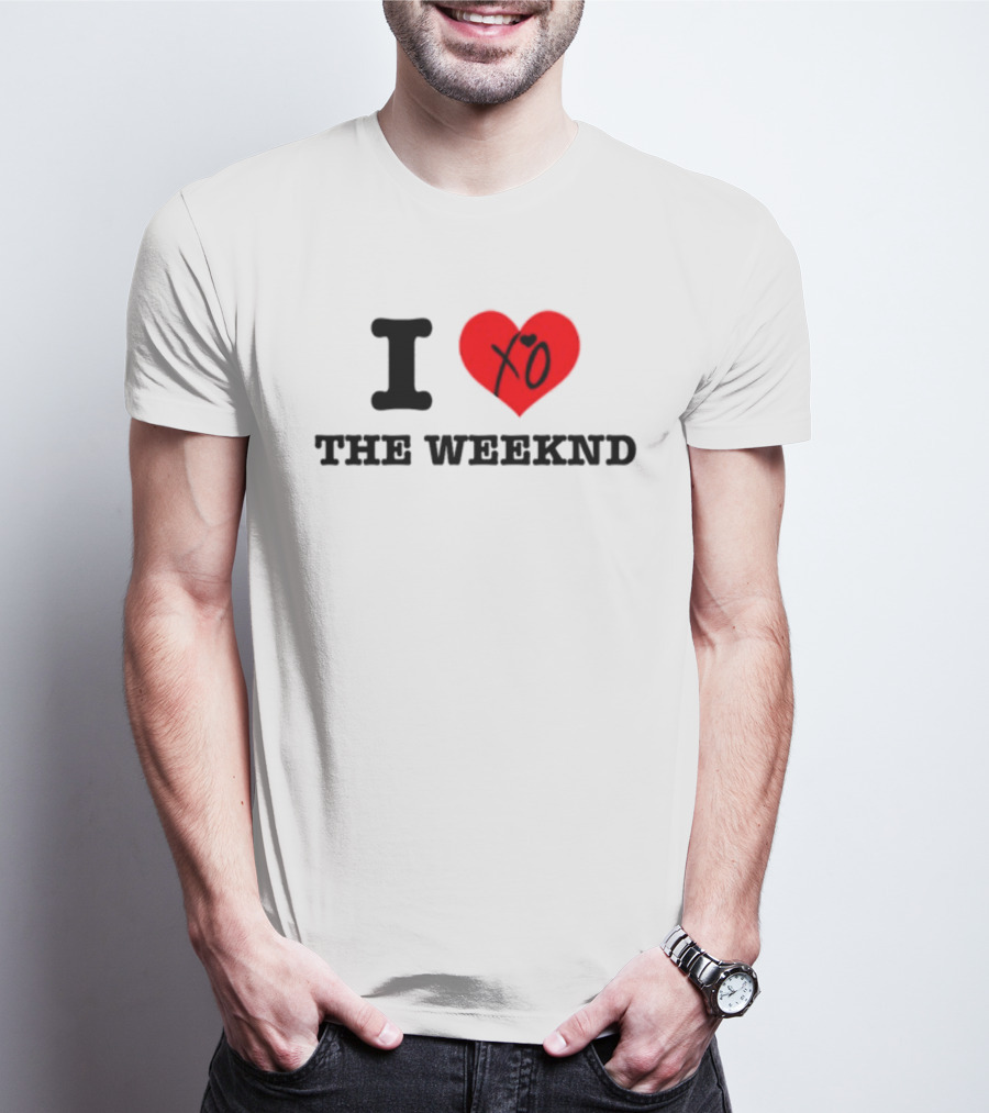 Hoesforclothes I Heart XO The Weeknd T-Shirt