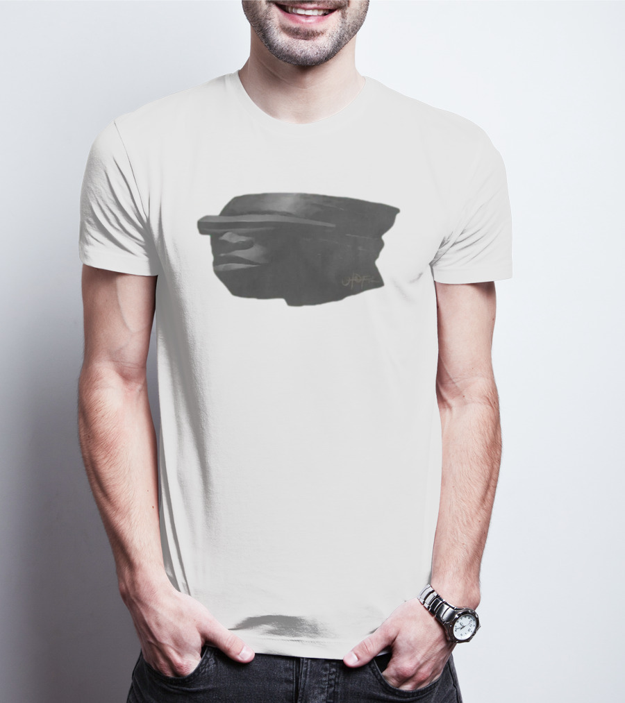Topia Pack C2 Abstract Stone Face By UDOPIA T-Shirt