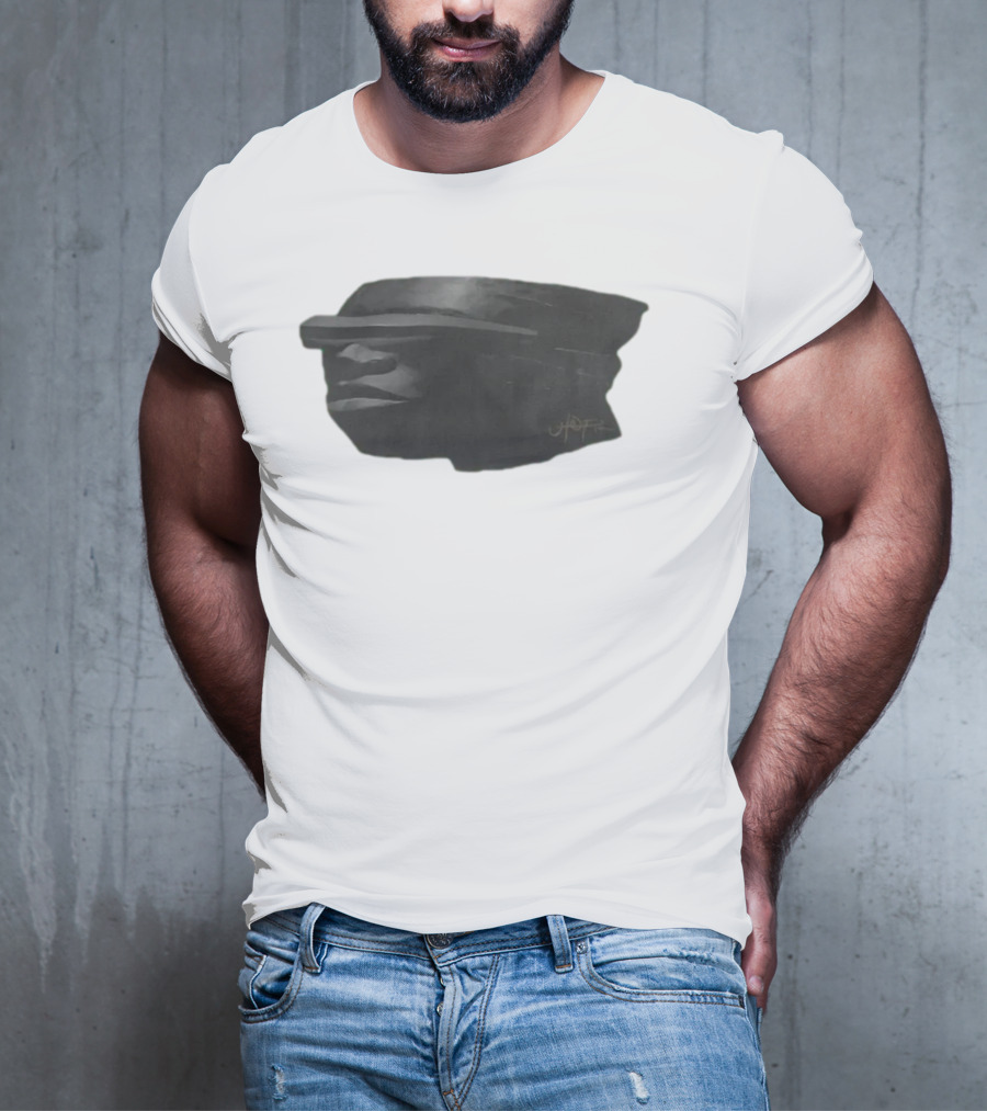 Topia Pack C2 Abstract Stone Face By UDOPIA T-Shirt