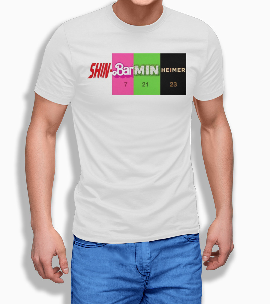 SHIN BARBIE MINIONS OPPENHEIMER 7 21 23 T-Shirt