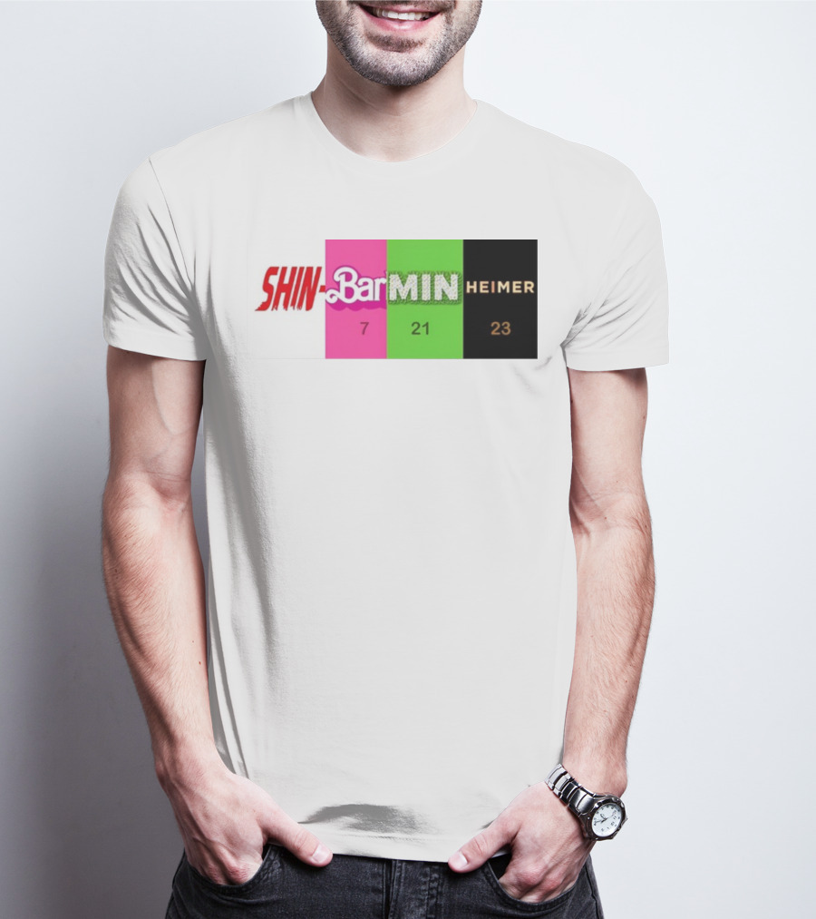 SHIN BARBIE MINIONS OPPENHEIMER 7 21 23 T-Shirt