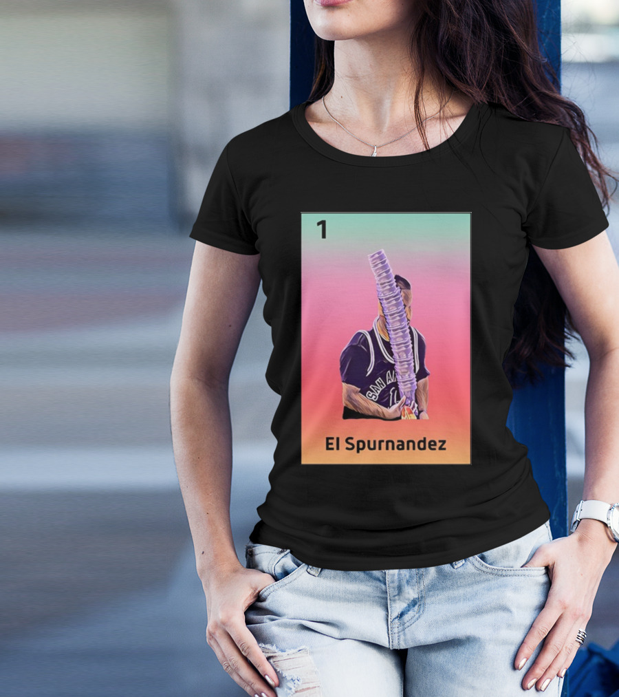 1 San Antonio El Spurnandez Bexar County Social Niosa T-Shirt