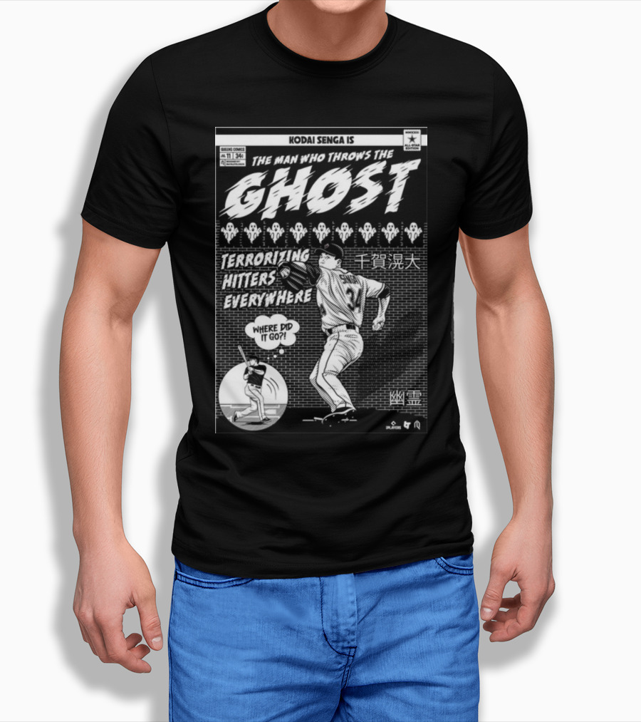 Kodai Senga Is The Man Who Throws The Ghost Terrorizing Hitters Everywhere Where Did It Go T-Shirt
