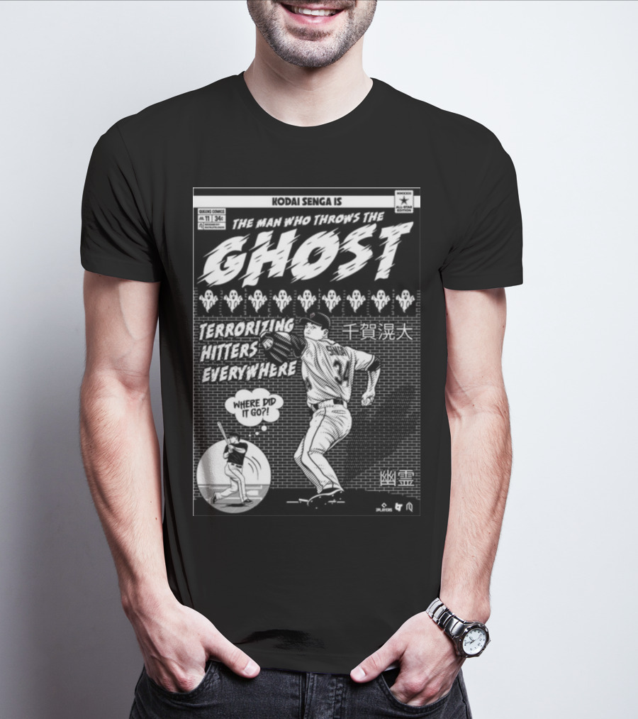 Kodai Senga Is The Man Who Throws The Ghost Terrorizing Hitters Everywhere Where Did It Go T-Shirt