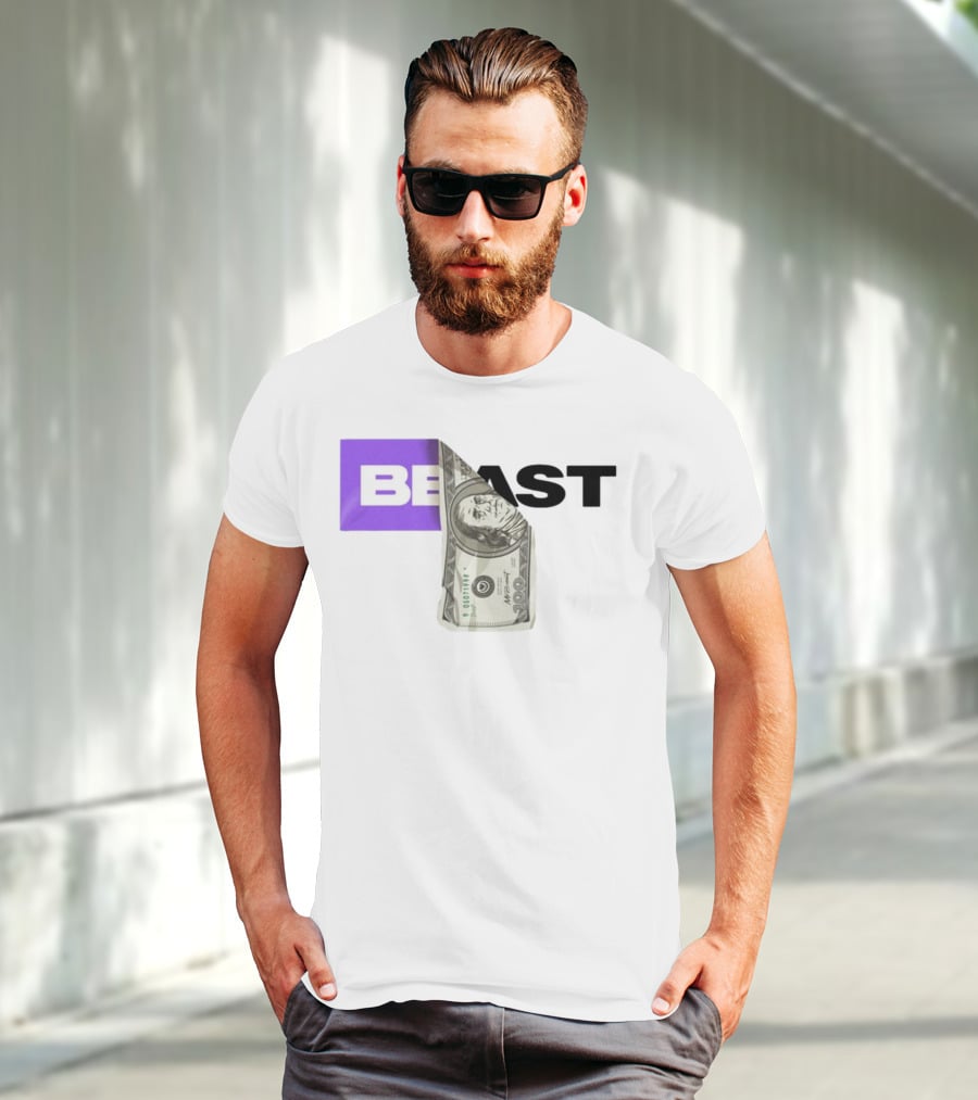 BEAST Purple Bill Dollar T-Shirt