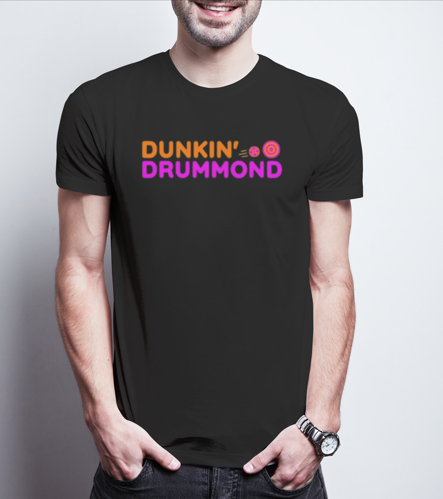 Earp Division Expo Dunkin' Drummond Coffee And Donut Basketball T-Shirt