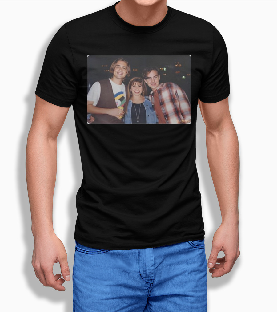 Pod Meets World Trio Vintage 90s Photo T-Shirt