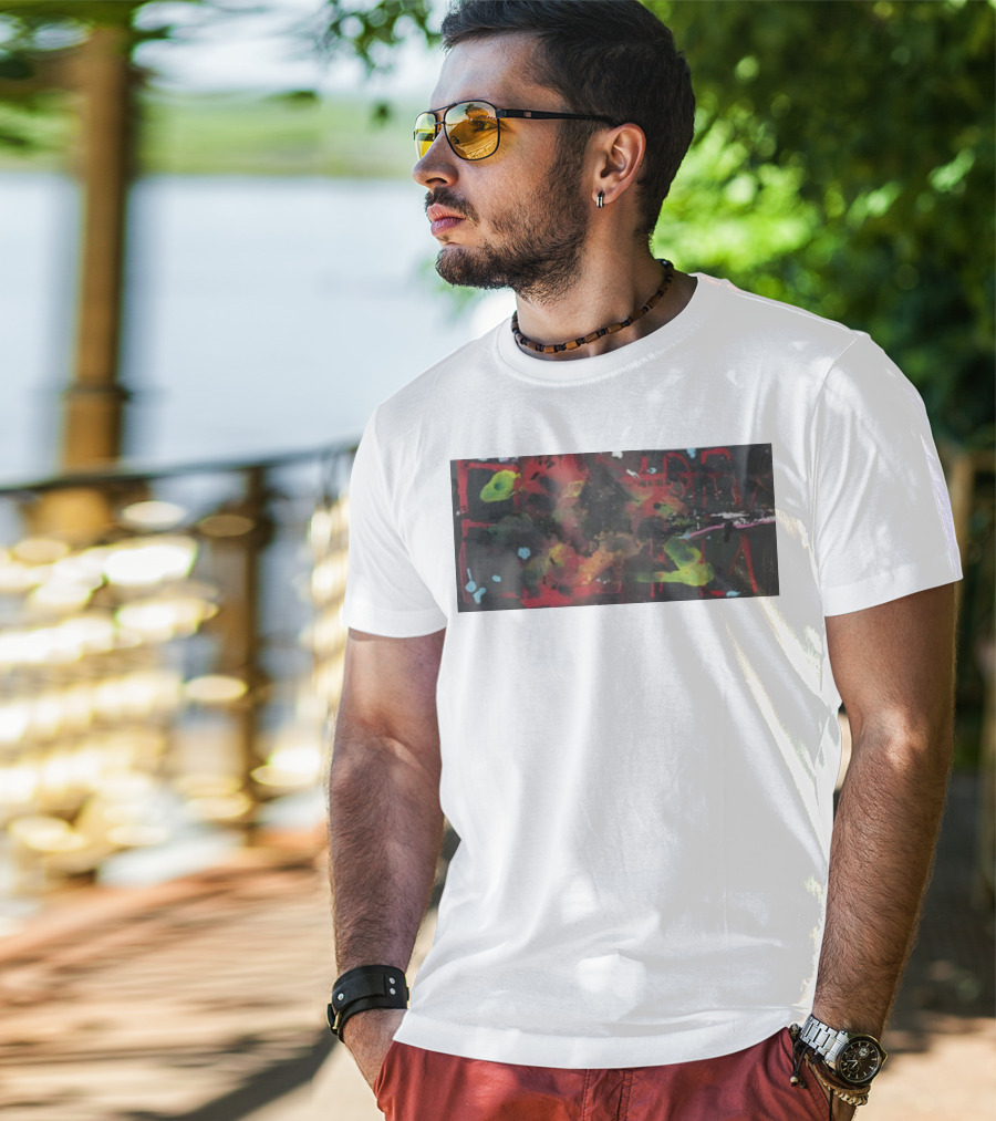 Arca1000000 7Ss Abstract Vibrant Color Display T-Shirt