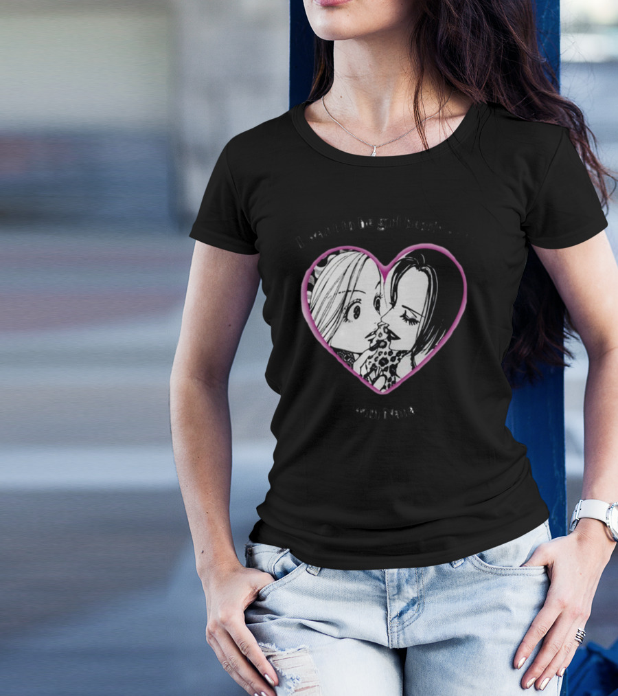 I Want To Be Girl Bestfriends With Nana Manga Heart T-Shirt