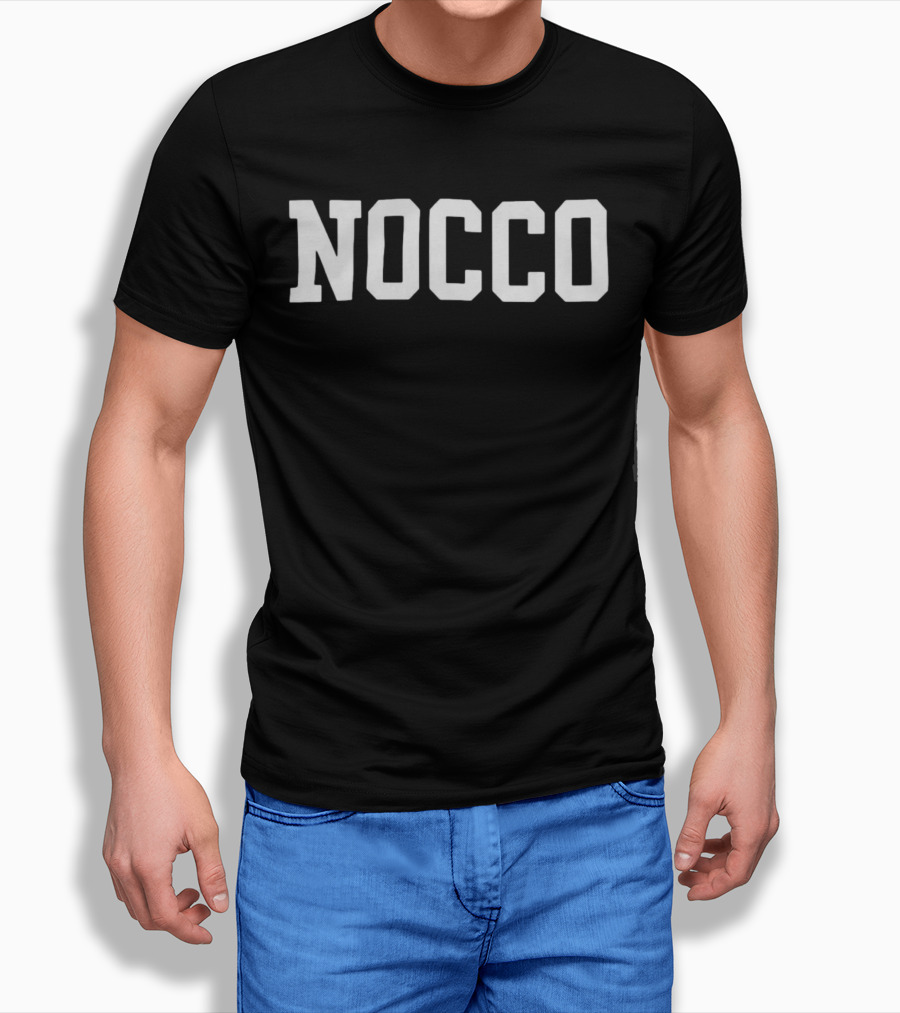 Nocco Brand Logo Bold Athletic T-Shirt