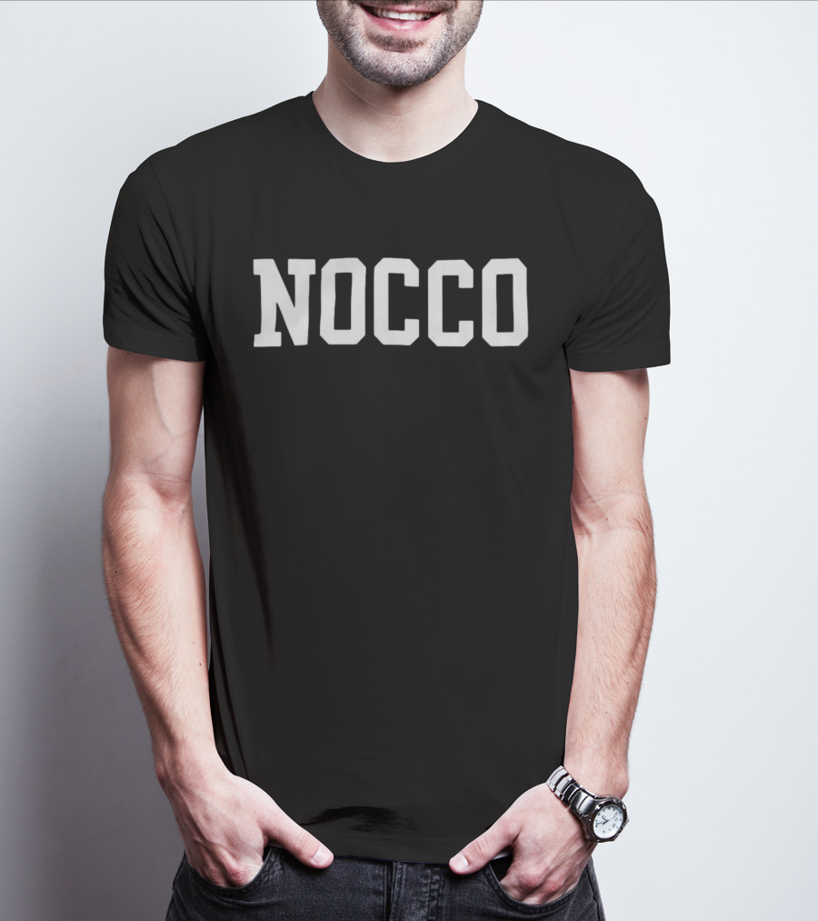 Nocco Brand Logo Bold Athletic T-Shirt