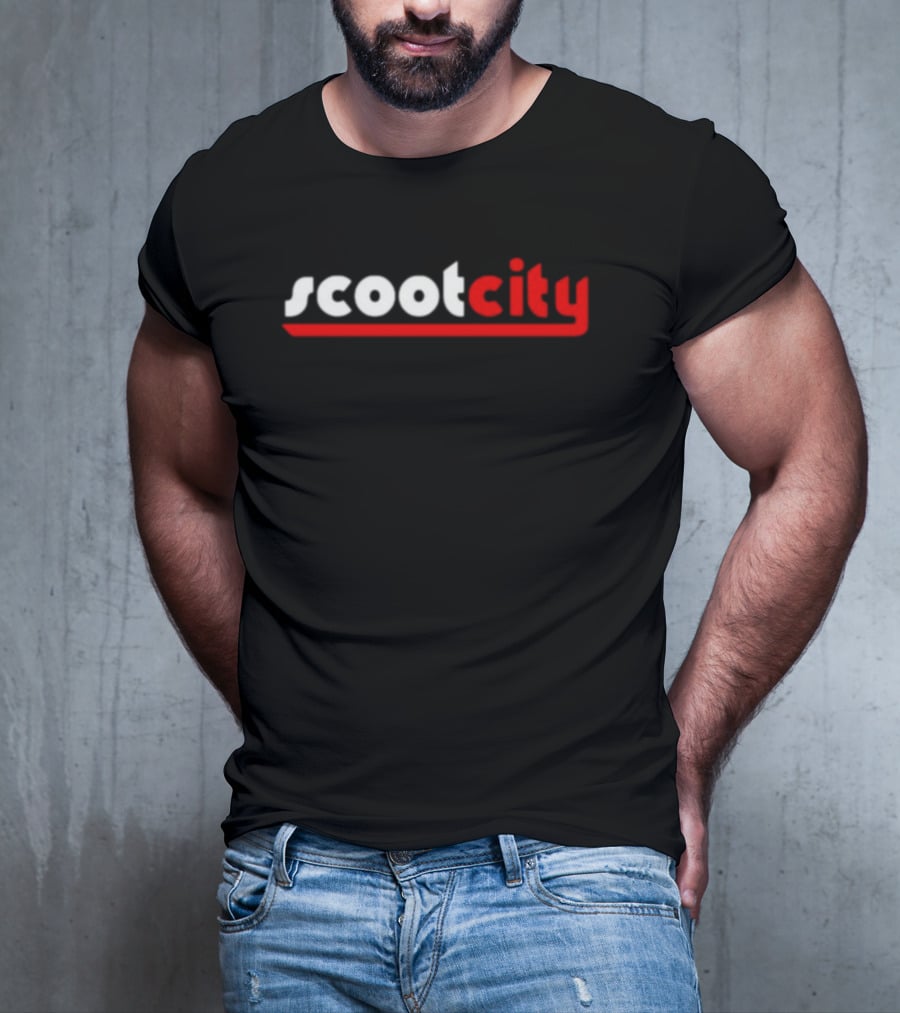 Scootcity Urban Style Retro Scooter Vibes T-Shirt