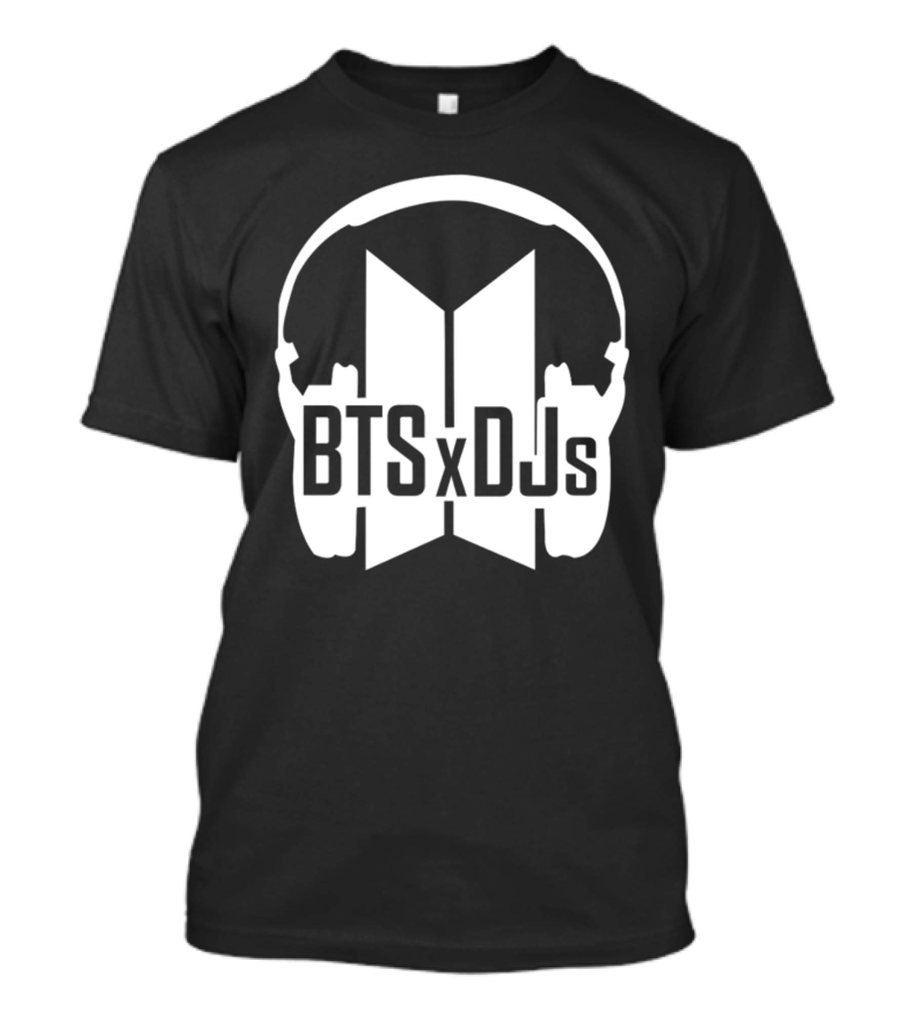 BTS X DJs Headphones Logo Collaboration T-Shirt