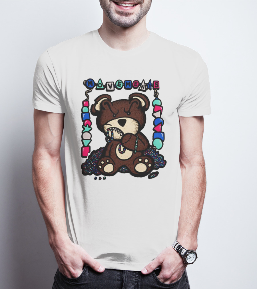 Movements Crazy Teddy Bear Beads Playful Blocks T-Shirt