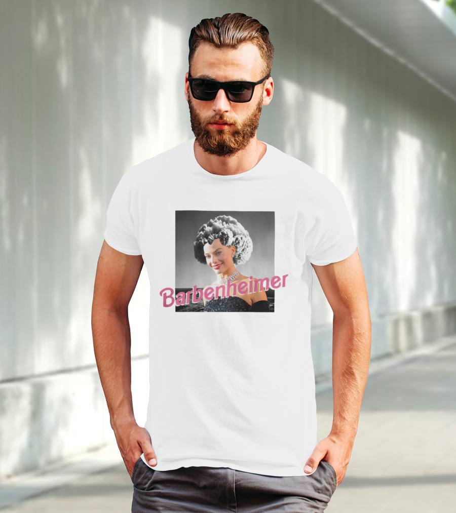Barbenheimer Mushroom Cloud Hair Classic Glamour T-Shirt
