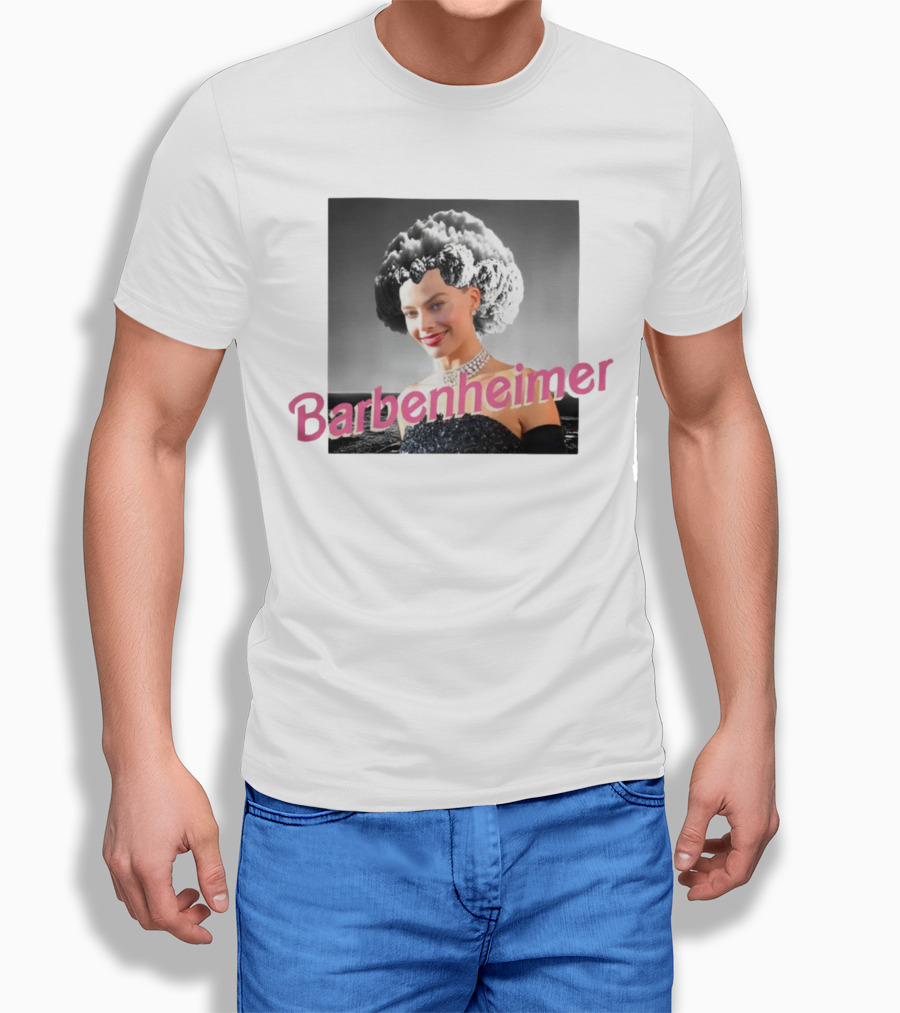 Barbenheimer Mushroom Cloud Hair Classic Glamour T-Shirt