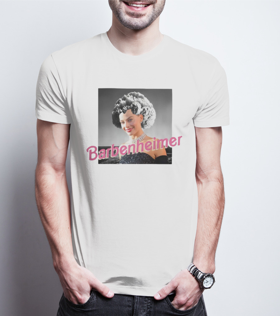 Barbenheimer Mushroom Cloud Hair Classic Glamour T-Shirt