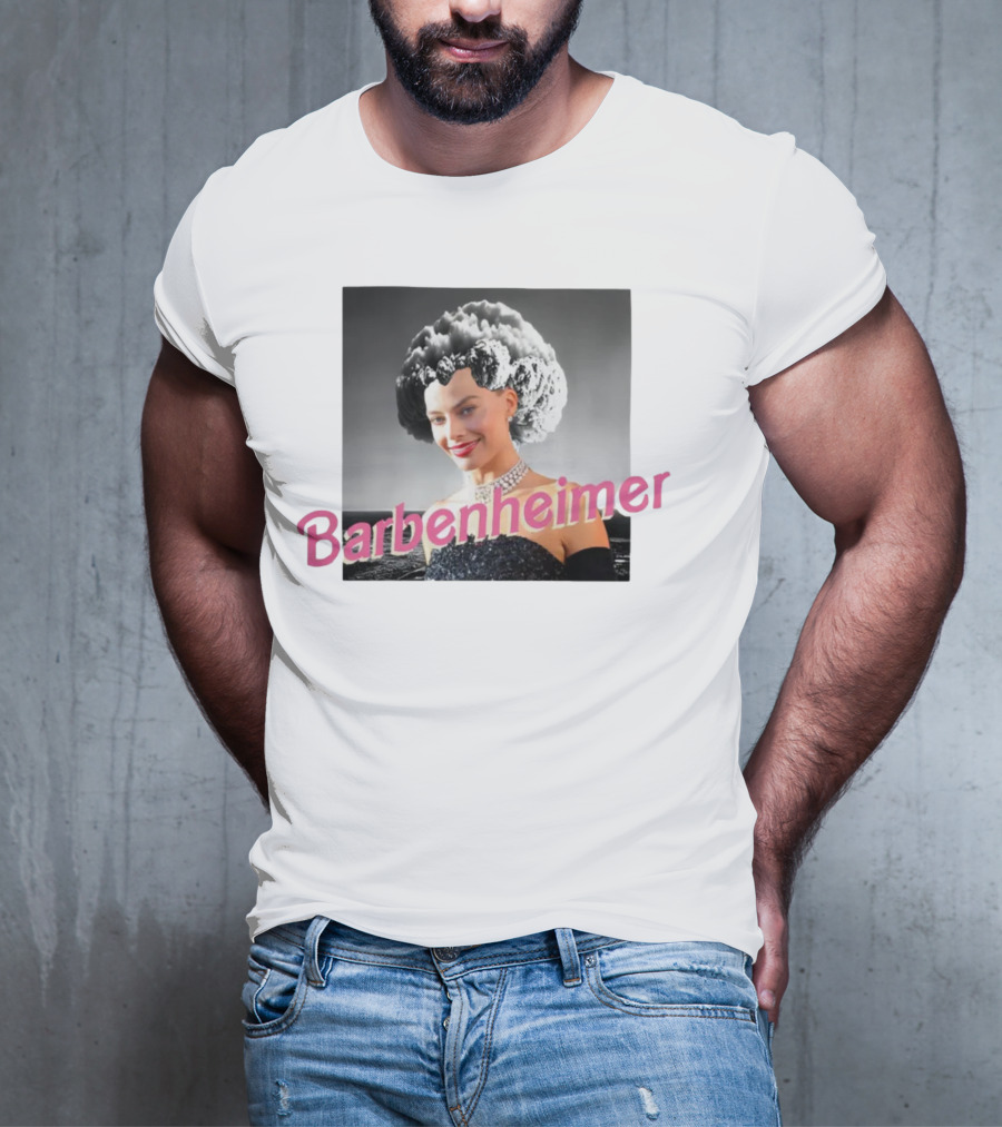 Barbenheimer Mushroom Cloud Hair Classic Glamour T-Shirt