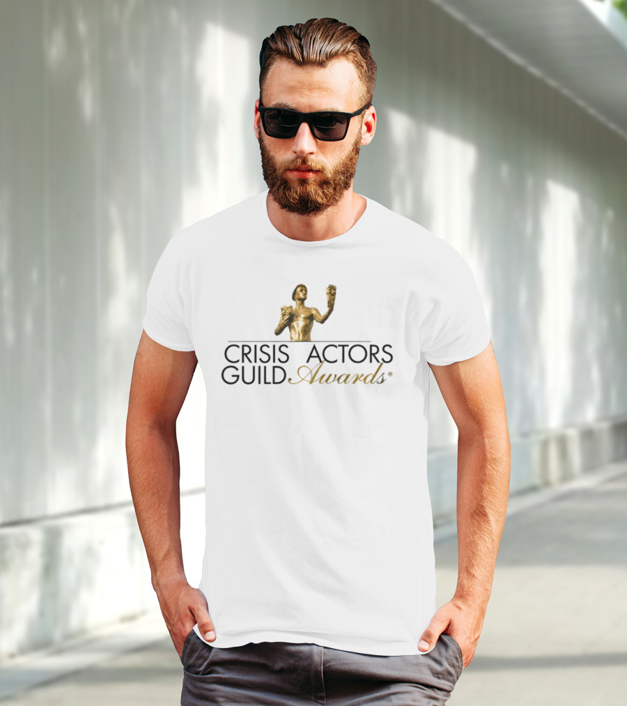 Shirtsthtgohard Crisis Actors Guild Awards Golden Statue T-Shirt