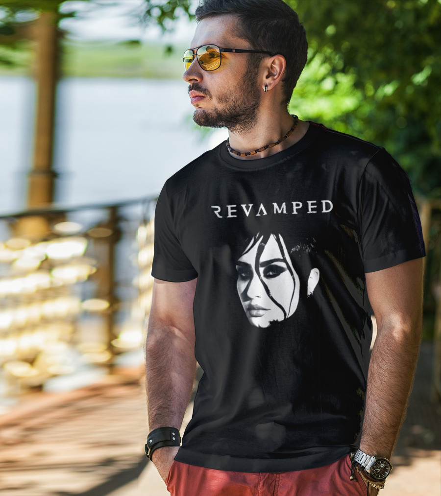 Demi Lovato Revamped Black And White Portrait T-Shirt