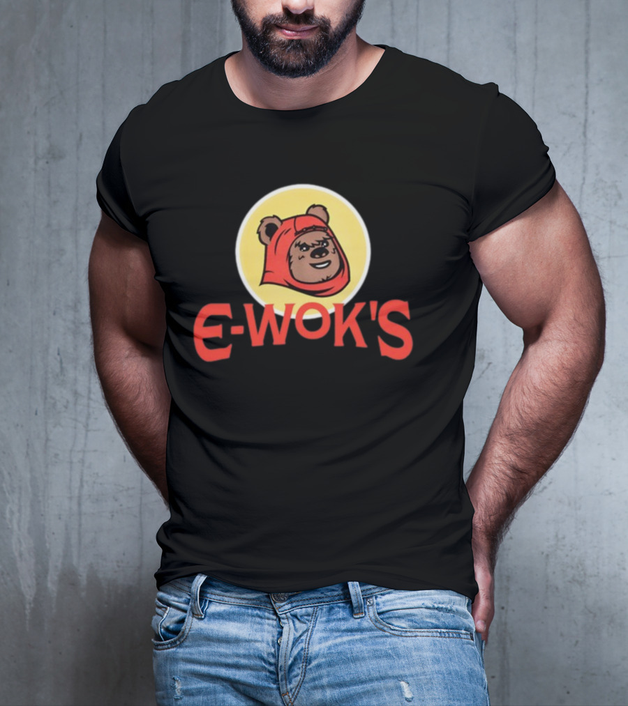 E-Wok's Cute Character In Red Hood T-Shirt