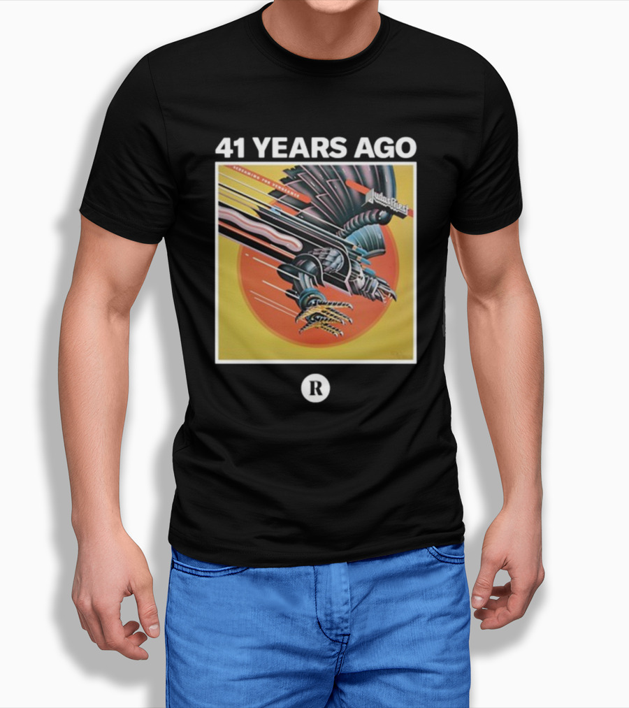 41 Years Ago Judas Priest Screaming For Vengeance Album T-Shirt