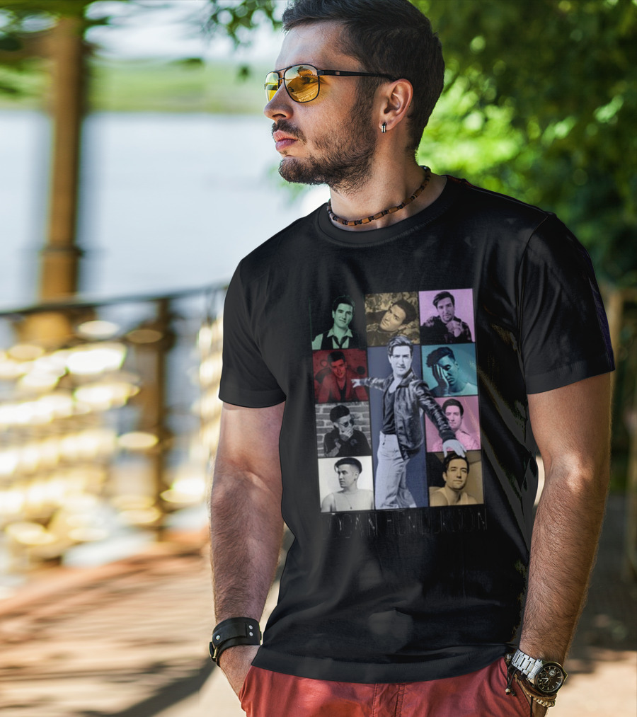 LO'GAN HENDERSON MULTICOLOR PORTRAIT COLLAGE T-Shirt