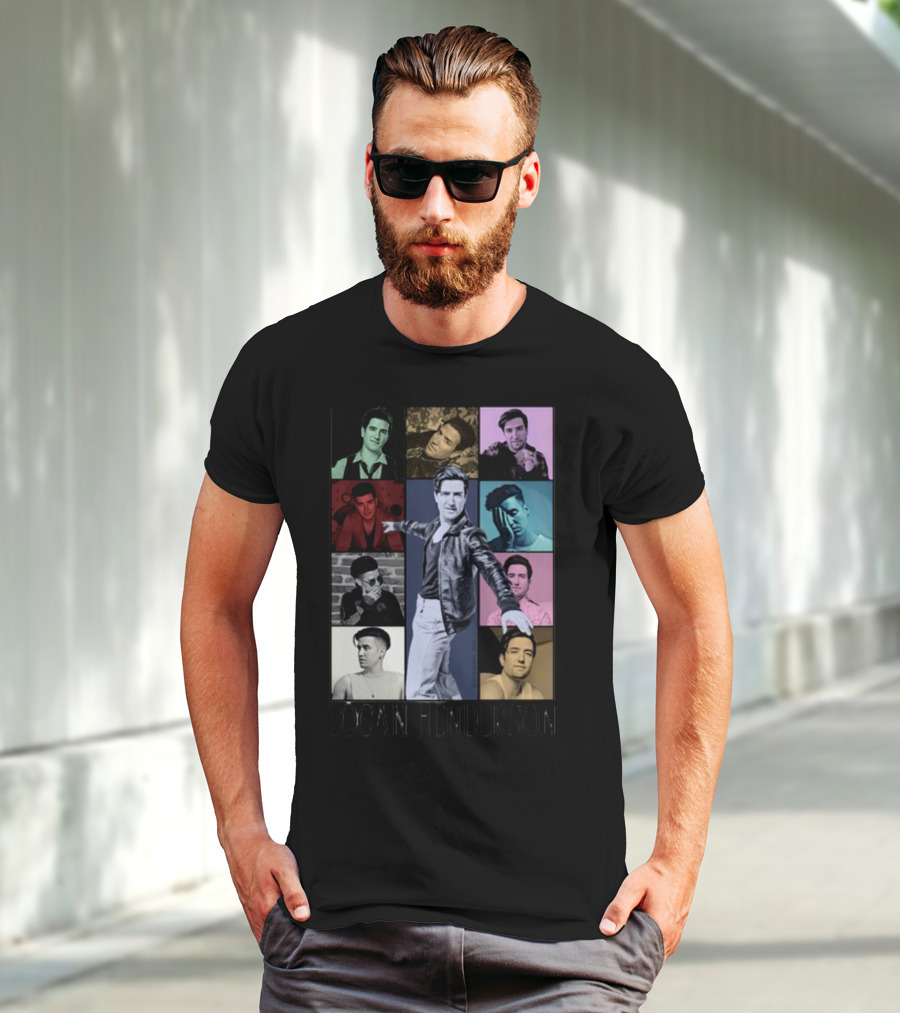 LO'GAN HENDERSON MULTICOLOR PORTRAIT COLLAGE T-Shirt