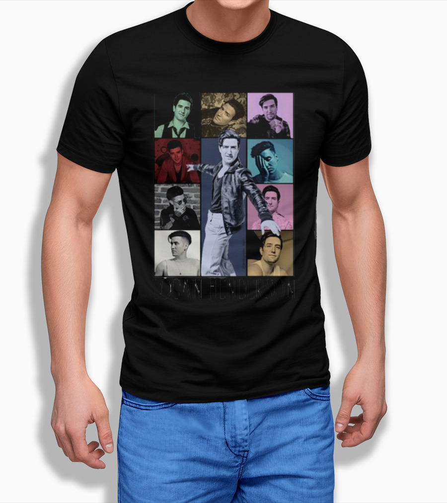 LO'GAN HENDERSON MULTICOLOR PORTRAIT COLLAGE T-Shirt