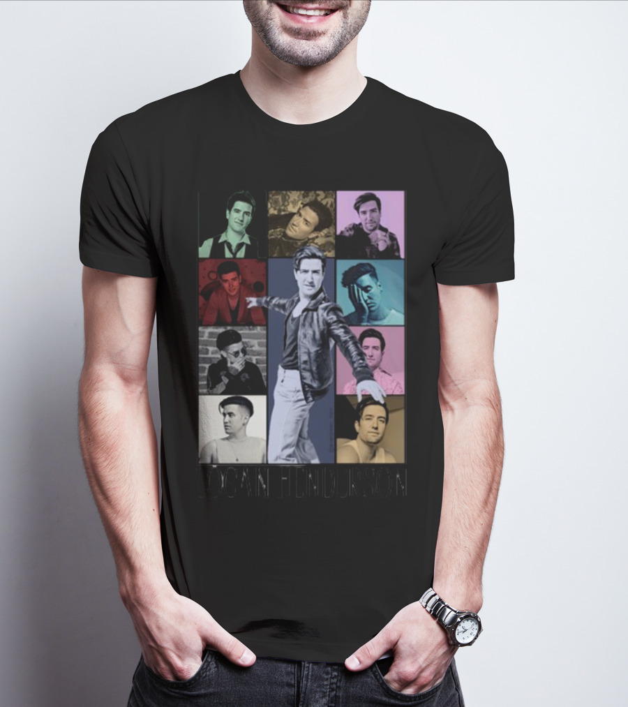 LO'GAN HENDERSON MULTICOLOR PORTRAIT COLLAGE T-Shirt