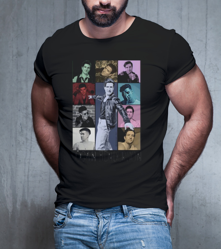 LO'GAN HENDERSON MULTICOLOR PORTRAIT COLLAGE T-Shirt