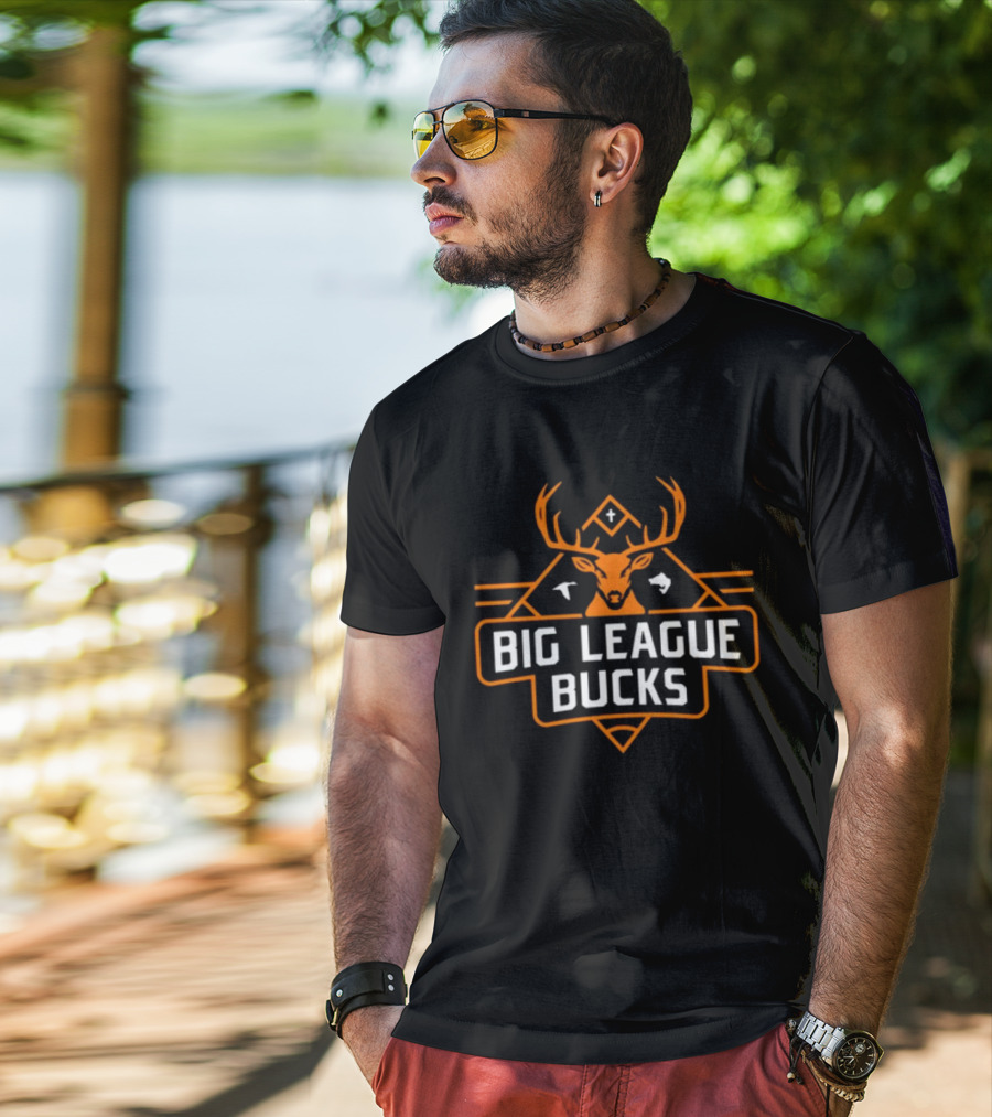 Big League Bucks Deer Antler T-Shirt